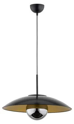 Immagine prodotto di Lampada a sospensione ARUM nero-oro 1xE14x10W in metallo, dimensioni: 90x47x47 cm, IP20, Alfa