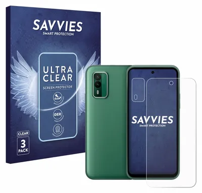 Produktbild von 6x Für Nokia XR21 (Display+Kamera) Schutzfolie Savvies Displayschutz Display Schutz Folie Klar Transparent