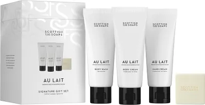 Produktbild von Scottish Fine Soaps Geschenkset Au Lait 4-teilig