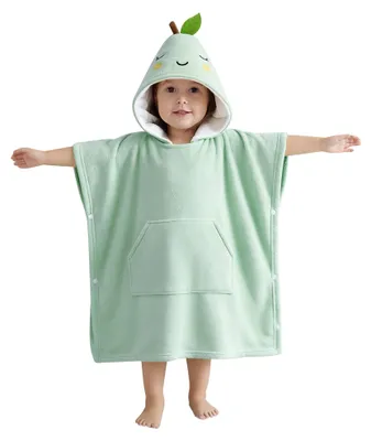 Produktbild von Baby-Bademantel mit Kapuze, geeignet für Jungen und Mädchen, saugfähig und langlebig