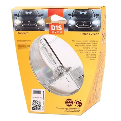 Produktbild von Philips Vision Xenon 85415VIS1 Xenon-Fahrzeugscheinwerferlampe, 35 W, 85 V, D1S, Xenon, 4300 K, 1 Stück(e)