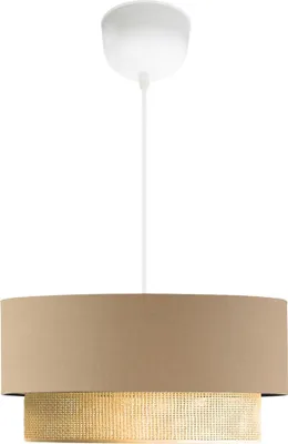 Produktbild von Hängeleuchte ’Loughborough’ 1 x E27 Beige / Gelb
