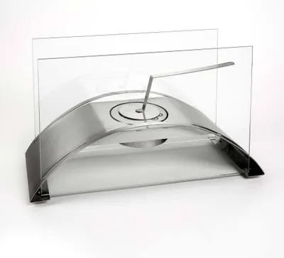 Produktbild von LILIMO Tischkamin VARESE TD-1M 50 x 20 x 30 cm Edelstahl Glas