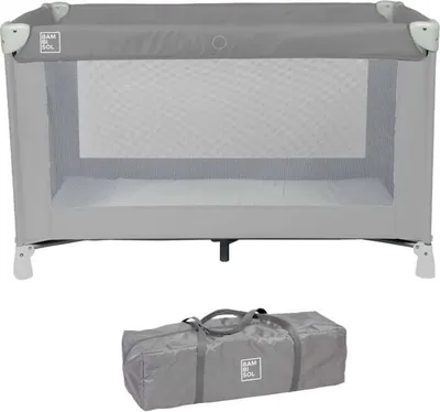 Obrázok produktu pre Cestovná postieľka, 120 x 60 cm, pre deti od 0 do 36 mesiacov (max. 15 kg), vrátane matraca a tašky na prenášanie