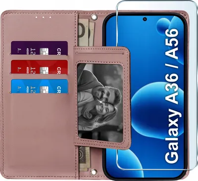 Zdjęcie produktu dla ETUI z klapką do Samsung A36 5G | A56 5G Zamykane Magnetyczne + SZKŁO 9H