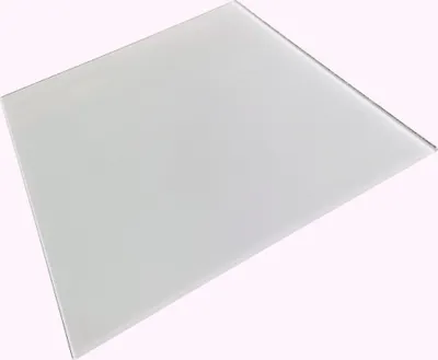 Produktbild von Glasplatte TERRY 65x65cm weiss/milchglas 8mm gehärtetes Glas