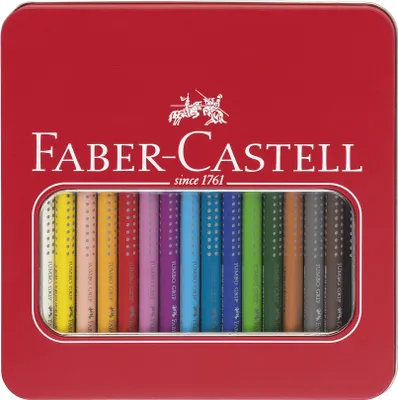 Obrázek produktu pro FABER-CASTELL Buntstift Jumbo Grip 16er Metalletui