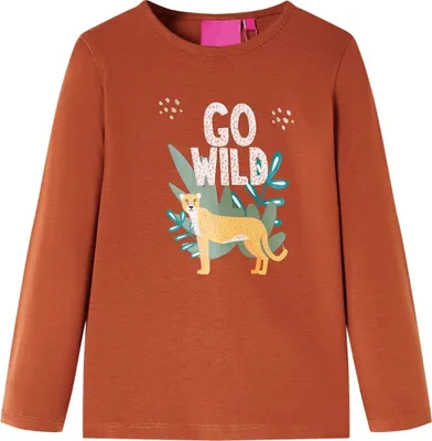 Produktbild von Kinder-Langarmshirt Cognac 104