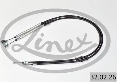 Produktbild von LINEX Handbremsseil 32.02.26 Hinten für OPEL Corsa D Schrägheck (S07) 1455/1295/1470/1305mm