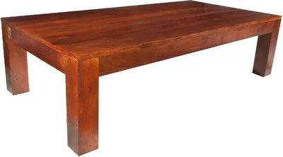 Image de MASSIVMOEBEL24 | Table basse 120x75 Acacia laqué Nougat OXFORD #448