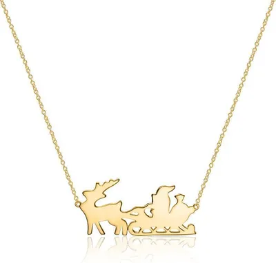 Produktbild von Unique Kette Santa für Damen aus vergoldetem Sterlingsilber