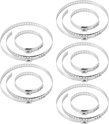 Image de Agrafes adhésives universelles en acier inoxydable pour voiture (10 pièces) - 20-50 mm et 50-120 mm