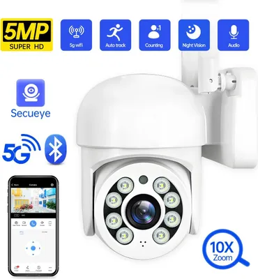 Zdjęcie produktu dla INF Kamera PTZ WiFi 5MP Mini 1,5 cala – kompatybilna z aplikacją ICSee, 2 szt. 32