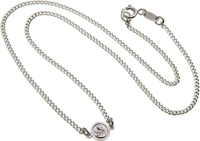 Produktbild von SILBERKETTEN STORE Panzerkette 1,7mm mit Anhänger Engel rund - 925 Silber, Länge wählbar - 33cm
