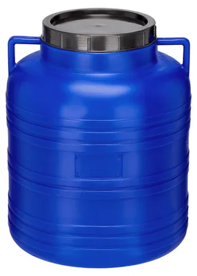 Image de Garronda 60L Tonneau en plastique sans BPA Récipient avec couvercle pour aliments ainsi que GD-0087, Bleu