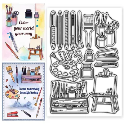 Productafbeelding van Transparante stempel voor zelfgemaakte scrapbooking, 16x11 cm