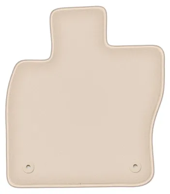 Produktbild von DURBAN Beige Velours-Fahrerfußmatte für Volkswagen T-Roc Crossover (2017-)