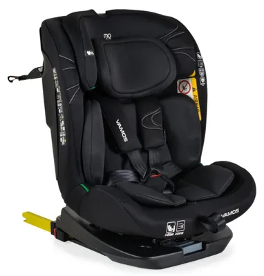 Produktbild von Moni Kindersitz Vamos i-Size (40-150cm) Gruppe 0/1/2/3 Isofix Top Tether Gurt schwarz