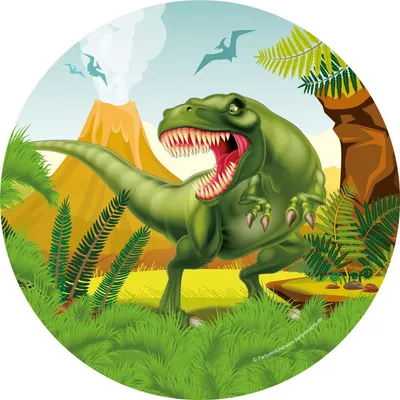 Produktbild von Teller Dinosaurier Party, 23 cm
