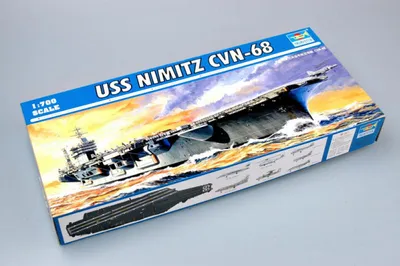 Productafbeelding van Trumpeter USS Nimitz CVN-68, schaal 1:700, artikelnummer 05714