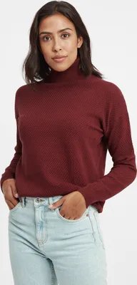 Produktbild von OXMO OXSina Damen Rollkragenpullover Pullover Pulli mit Rollkragen Rippbündchen 100% Baumwolle Regular fit
