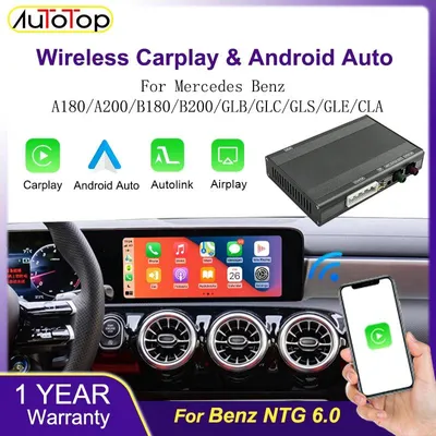 Productafbeelding van Draadloze CarPlay Adapter Android Auto Interface Bluetooth Connectie Auto Multimedia Oplossing
