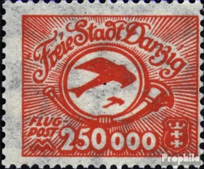 Produktbild von Briefmarken Danzig 1923 Mi 177 postfrisch Flugpost