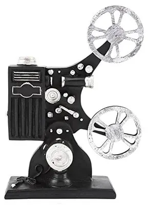 Produktbild von Vintage Filmprojektormodell - Handgefertigte Harsdekoration - Retro Design - lyrlodyzspyrge09g