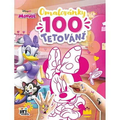 Produktbild von Malbuch und 100 Minnie-Tattoos