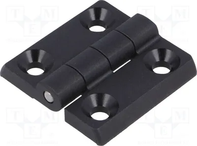 Produktbild von 1x Scharnier schwarz Anz.Öffn: 4 3.ZN60.101-07 Scharniere B: 40mm H: 40mm