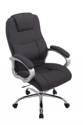Produktbild von In And OutdoorMatch Ergonomischer Bürostuhl Pearline - Höhenverstellbar - Dunkelgrau - Auf Rollen - Für Erwachsene - Stoff