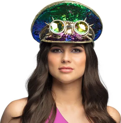 Produktbild von Boland 633041, Fancy dress cap, Erwachsener, Uni, Polyester, Polypropylen (PP), Kieselgel, Mehrfarbig, 364 g