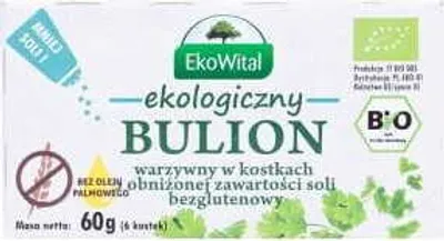 Produktbild von Gemüsebrühe in Würfeln mit reduziertem Salzgehalt ohne Palmöl, glutenfrei60 g EkoWital