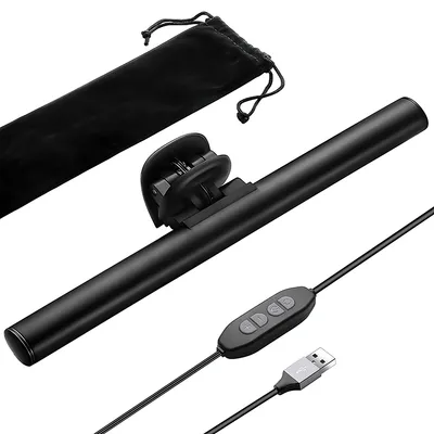 Produktbild von Monitor-Lampe: USB-LED-Licht für 24-32 Zoll Bildschirme mit dimmbaren 3 Lichtmodi. Touch-Steuerung für augenschonendes E-Reading.