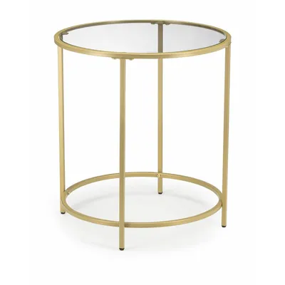 Image de Table basse Glamour or ronde 50x55 cm Deco