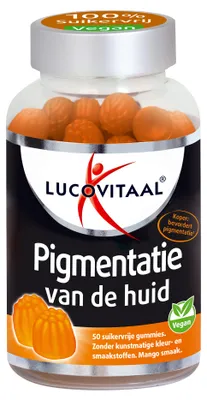 Productafbeelding van Lucovitaal Pigmentatie van de Huid - 50 gummies
