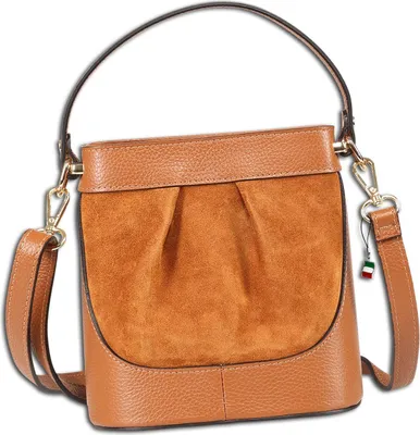 Produktbild von Florence Damen Tasche Umhängetasche Leder hellbraun Maße 11x18x185cm OTF171N2