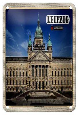 Produktbild von Blechschild Städte Leipzig Bundesverwaltungsgericht 18x12cm Schild