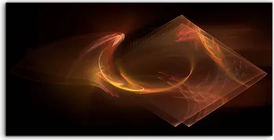 Produktbild von Coloray Spritzschutz aus Glas 140x70  Wandkunst Küchenrückwand Foto Bild fraktales Impressionismus