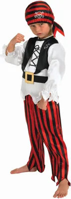 Immagine prodotto di Bristol Novelty - Costume - Bambini BN4838 (S) (Bianco/Nero/Rosso)