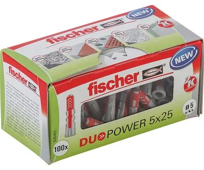 Immagine prodotto di fischer Duopower 5 x 25, confezione da 100 pezzi.