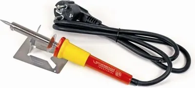 Produktbild von Lötkolben, ROTHENBERGER, 40 W, Rot, 2 Kupfer Nickel Beschichtete Spitzen, Inkl. Lötkolbenständer