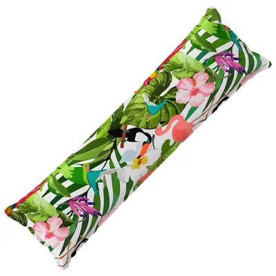 Image de Housse de coussin vidaXL HOUTEN, noire, 40 x 145 cm, en polyester