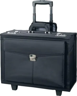 Produktbild von Alassio Pilotenkoffer "ROCCA" Mikrofaser schwarz
