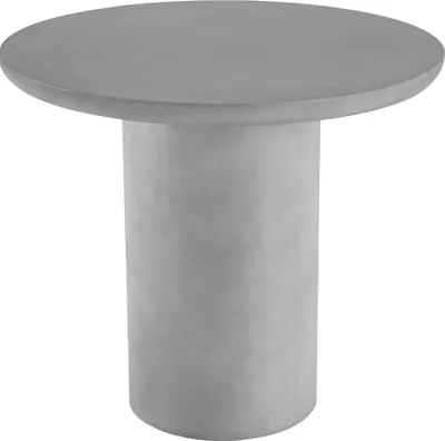 Produktbild von tectake® Runder Gartentisch Talmi minimalistisches Design inkl. Bodenschoner, 86,5 x 75,5 cm