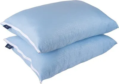 Produktbild von Fabsy Schlafkissen, 2er-Set, s weiches kühlendes Kissen, Atmungsaktive Polyester-Ball-Mikrofaserfüllung, Maschinenwaschbar,
