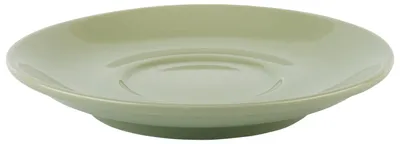 Cappuccinoschotel Porzellan grün Ø 15,5 cm Höhe 2,5 cm