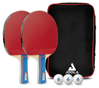 Produktbild von Tischtennisschläger Tischtennisset Tischtennisbatt - 2 Schläger - 3 Bälle - ITTF-zugelassen - Tischtennistasche