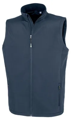 Produktbild von Result Genuine Recycled - Softshelljacke 2-Schicht Druckbar für Herren FK2868 (XXL) (Marineblau)