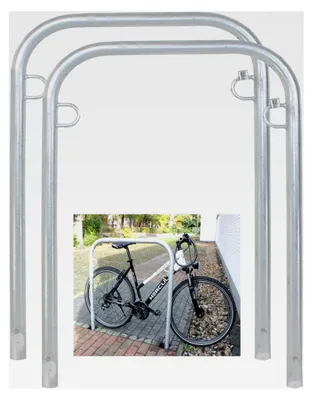 Produktbild von Fahrradanlehnbügel zum Einbetonieren für 2 Fahrräder